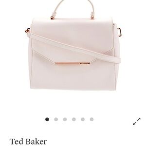 Ted Baker London Saffiano Leather Top Handle Bag